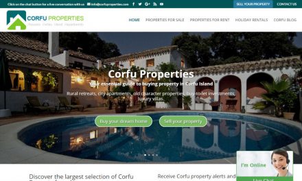 CorfuProperties.com – Προώθηση παραθεριστικής κατοικίας